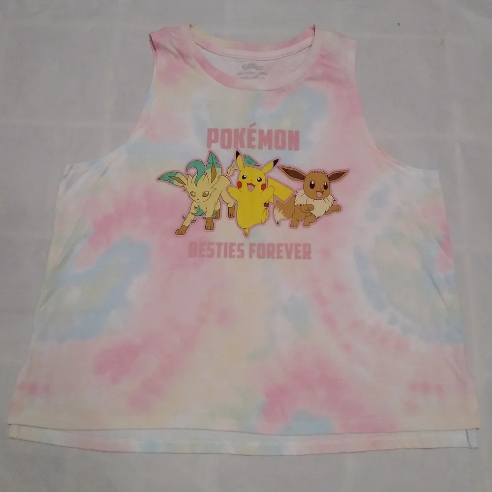 Pokemon Girl's XXL crop Tank - Picture 1 of 6